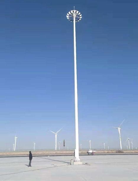 瓜州高速路服务区班玛高杆灯项目